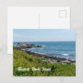 Newport, de kust van Rhode Island Briefkaart (Voorkant / Achterkant)