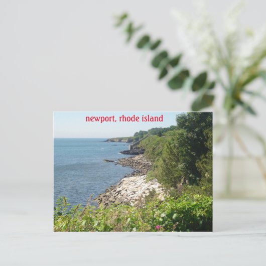 newport , eiland rhode briefkaart (Staand voorkant)