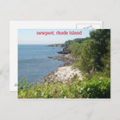 newport , eiland rhode briefkaart (Voorkant / Achterkant)