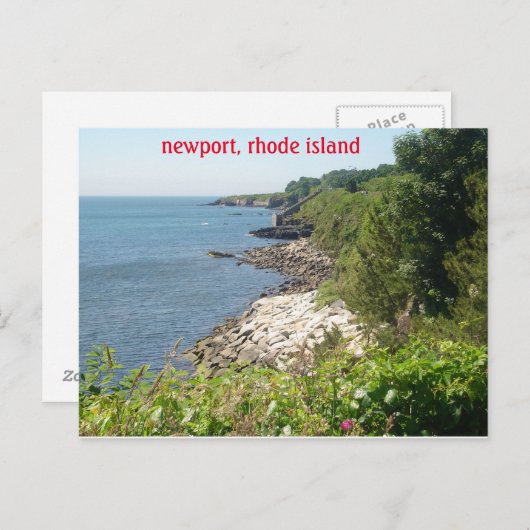 newport , eiland rhode briefkaart (Voorkant / Achterkant)