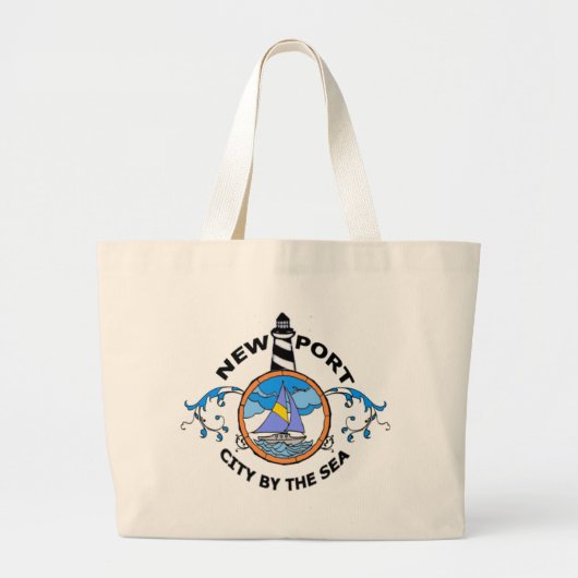 Newport. Grote Tote Bag (Voorkant)