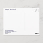 Newport Harbour Briefkaart (Achterkant)