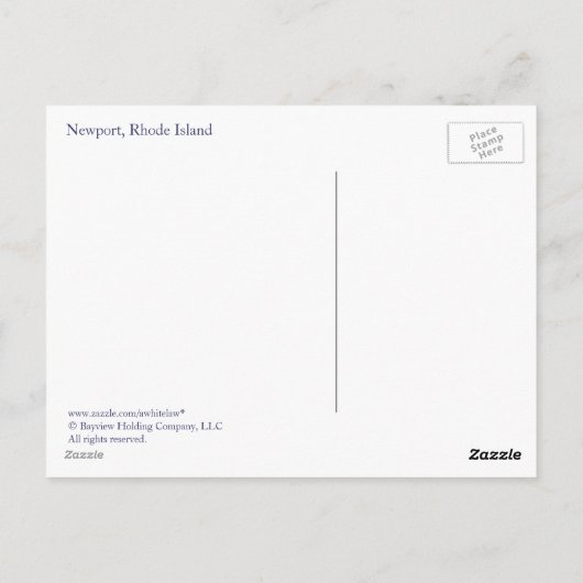 Newport Harbour Briefkaart (Achterkant)