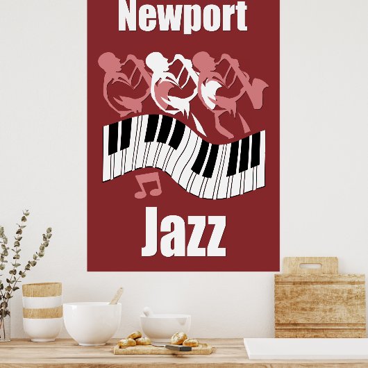 Newport jazz poster (Keuken)