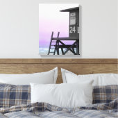 Newport Lifeguard Tinted Photo Canvas (Insitu (Slaapkamer))