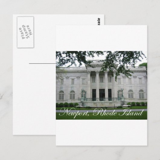 Newport Mansion Briefkaart (Voorkant / Achterkant)