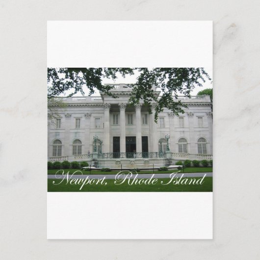 Newport Mansion Briefkaart (Voorkant)