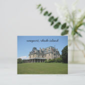 Newport, Mansion Rhode Island Briefkaart (Staand voorkant)