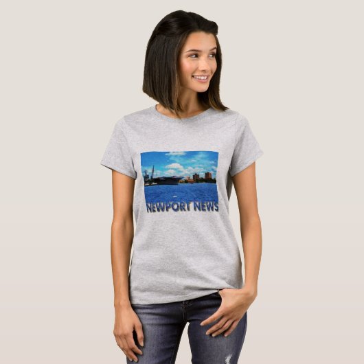 Newport News, VA T-shirt (Voorkant volledig)