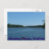Newport News, Virginia Briefkaart (Voorkant / Achterkant)