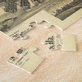 Newport News Virginia Warwick County Map 1891 Legpuzzel (Zijkant)