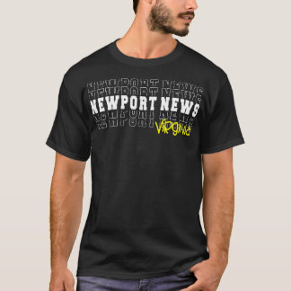 Newport Nieuws stad Virginia Newport Nieuws VA T-shirt