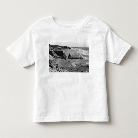 Newport, Oregon Beach Uitzicht Oregon Coast Kinder Shirts (Voorkant)