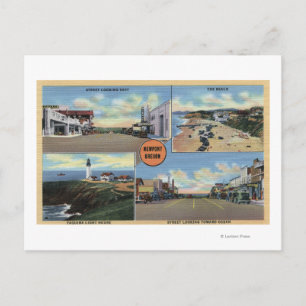 Newport, Oregon - Yaquina Lighthouse, Main Briefkaart