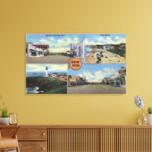 Newport, Oregon - Yaquina Lighthouse, Main Canvas Afdruk (Insitu (Woonkamer))