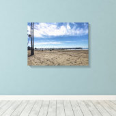 Newport Pier, Newport Beach, Californië Canvas Afdruk (Insitu (Houten vloer))