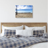 Newport Pier, Newport Beach, Californië Canvas Afdruk (Insitu (Slaapkamer))