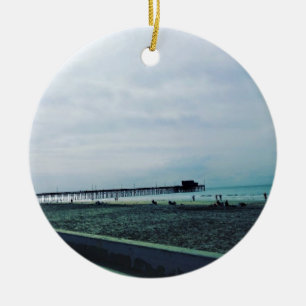 Newport Pier, Newport Beach, Californië Keramisch Ornament