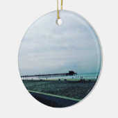 Newport Pier, Newport Beach, Californië Keramisch Ornament (Links)