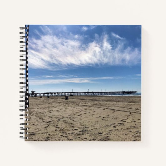 Newport Pier, Newport Beach, Californië Notitieboek (Voorkant)