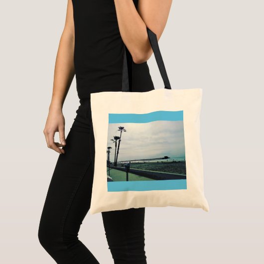 Newport Pier, Newport Beach, Californië Tote Bag (Voorkant (product))