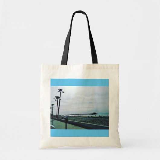 Newport Pier, Newport Beach, Californië Tote Bag (Voorkant)