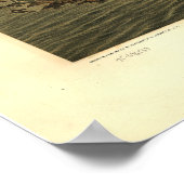 Newport Rhode Island 1878 Antiek Panorama Poster (Hoek)