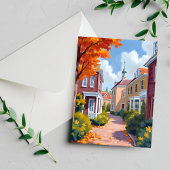 Newport Rhode Island Aquarel Briefkaart