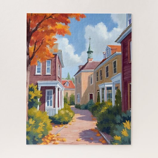 Newport Rhode Island Aquarel Legpuzzel (Verticaal)