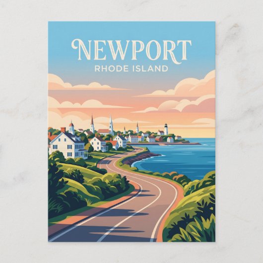 Newport (Rhode Island) Briefkaart (Voorkant)