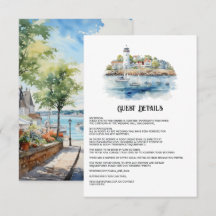 Newport, Rhode Island Bruiloft Gast Details