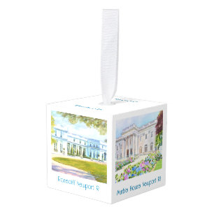 Newport Rhode Island herenhuizen Kerstornament Decoratie