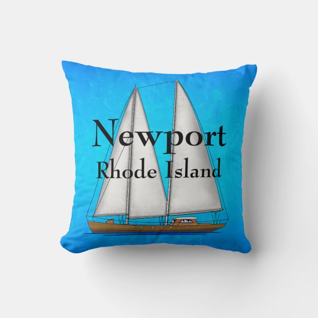 Newport Rhode Island Kussen (Voorkant)