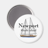 Newport Rhode Island Magneet (Voorkant / Achterkant)