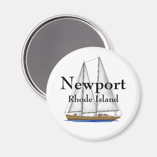 Newport Rhode Island Magneet (Voorkant / Achterkant)