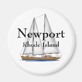 Newport Rhode Island Magneet (Voorkant)