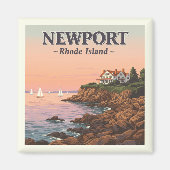 Newport Rhode Island Magneet (Voorkant)
