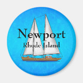 Newport Rhode Island Magneet (Voorkant)