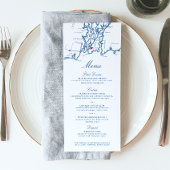 Newport Rhode Island Map Elegant Navy Script Menu