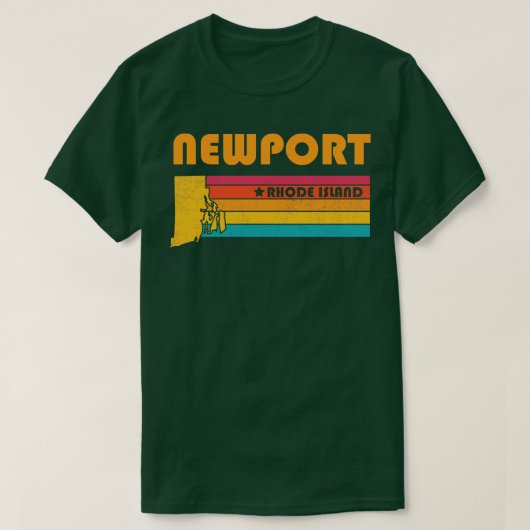Newport Rhode Island  noodlijdend souvenir T-shirt (Design voorkant)