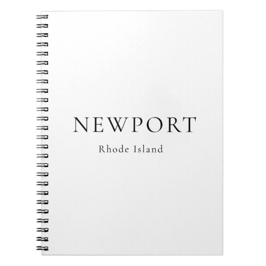 Newport Rhode Island Notebook  Notitieboek (Voorkant)