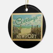 Newport Rhode Island Ornament Beach  (Links)