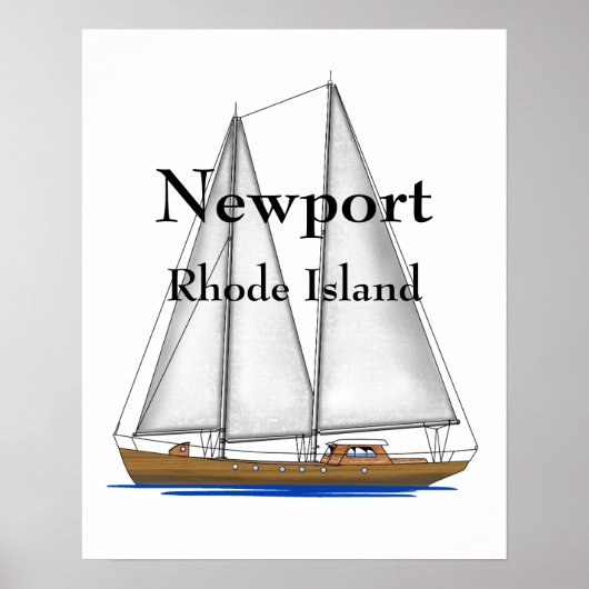 Newport Rhode Island Poster (Voorkant)
