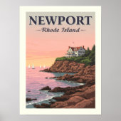  Newport Rhode Island Poster (Voorkant)