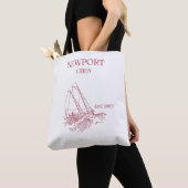 Newport Rhode Island Sail Shoulder Tote Bag (Dichtbij)