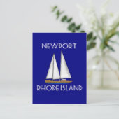 Newport Rhode Island Sailing Briefkaart (Staand voorkant)