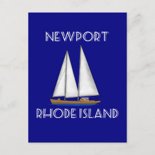 Newport Rhode Island Sailing Briefkaart