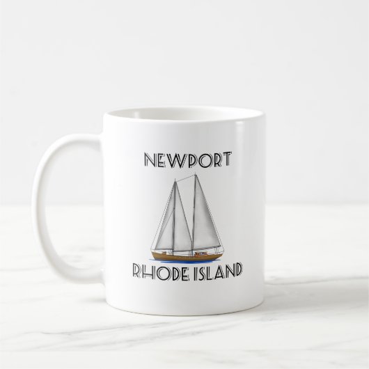 Newport Rhode Island Sailing Koffiemok (Links)