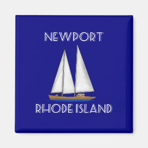 Newport Rhode Island Sailing Magneet
