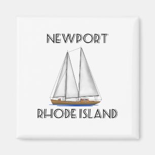 Newport Rhode Island Sailing Magneet